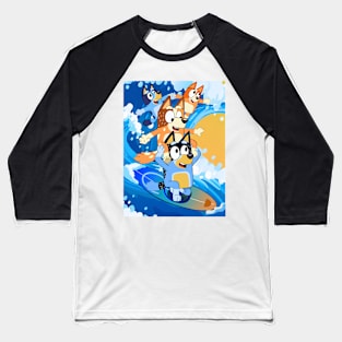 Ahola Heeler Family Surf Up Baseball T-Shirt